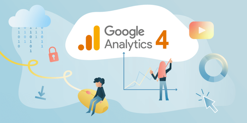 Domain, web, hosting: Google Analytics 4 là gì? Hướng dẫn đầy đủ cho nhà tiếp th Google-analytics-4-la-gi-1-800x400