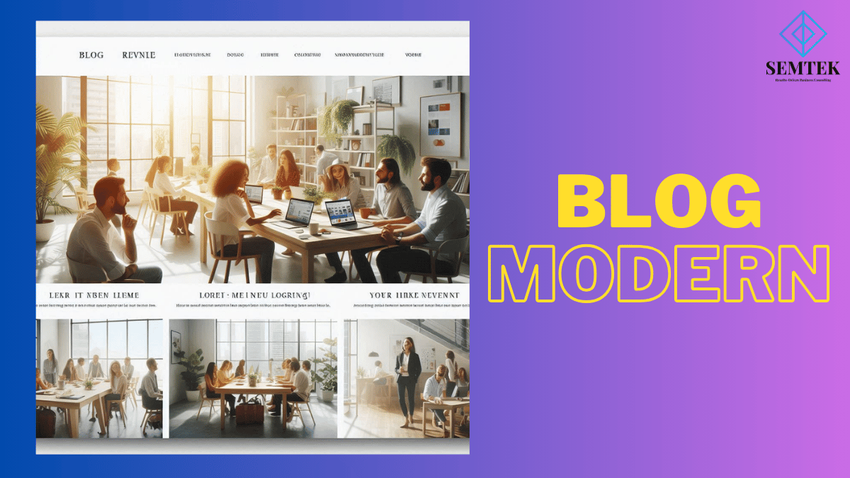 Mẫu Blog Modern - Trang Web Cá Nhân